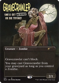 Gravecrawler Secret Lair Drop - Tales Undead Art